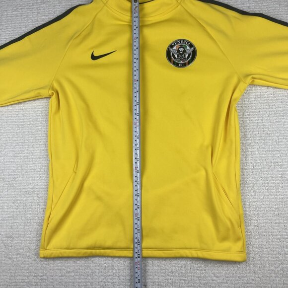 Nike Venezia Fc  Kids Hoodie Size L 12-13 YO Yellow Maglia Sweater  Soccer Club - Picture 12 of 14